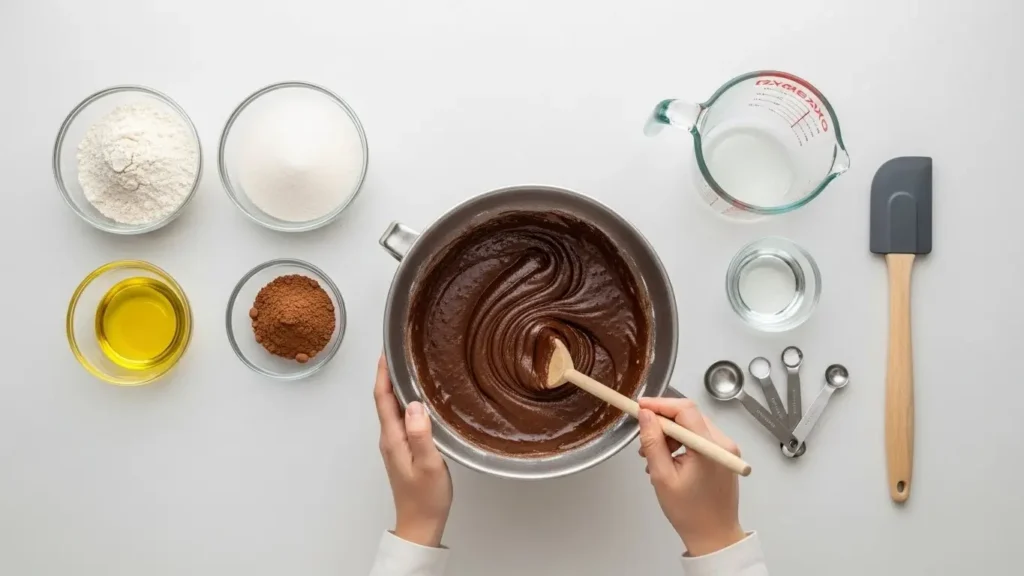 Bolo de chocolate sem ovo