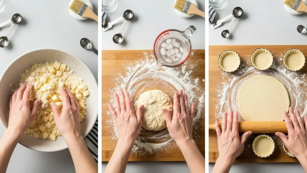 massa de empada sem ovo